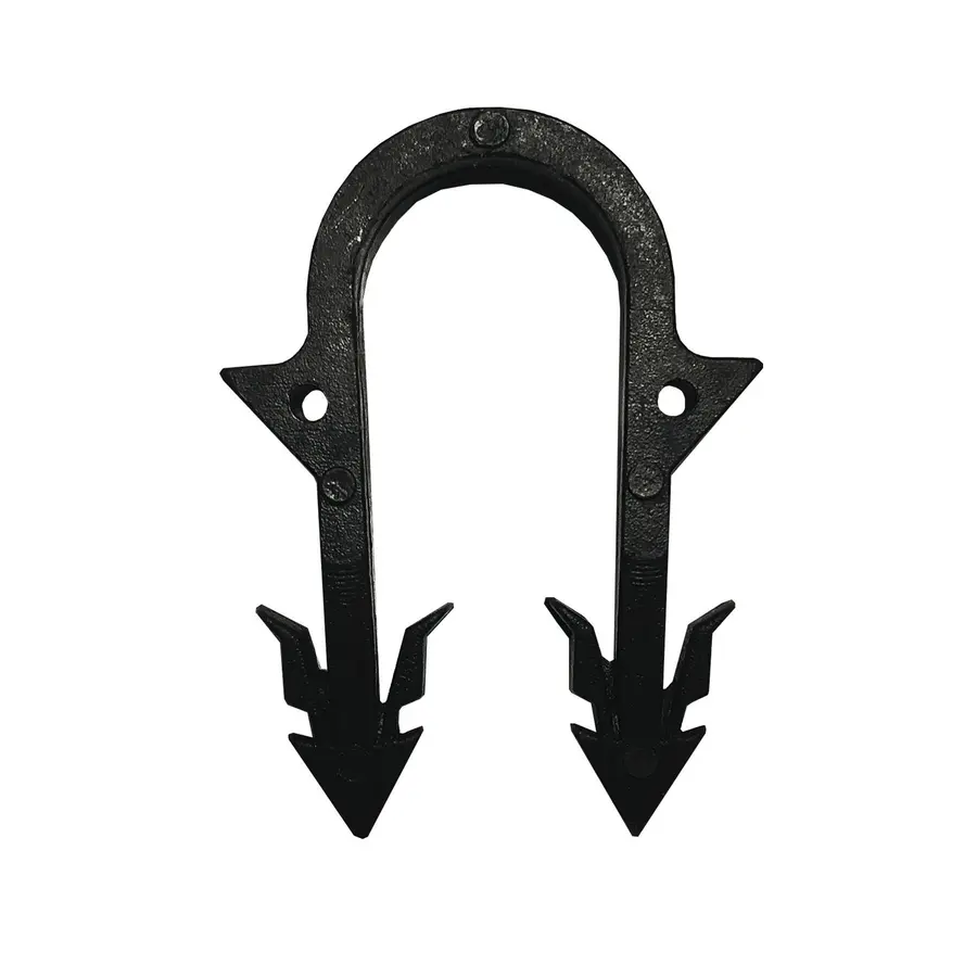 Гарпун-скоба для крепления трубы теплого пола Ø16, длина 40мм, черная (упаковка 50шт)