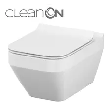 CET Cersanit В217 CREA CLEAN ON SQUARE підвісний з кришкою дюропласт ліфт SLIM PL