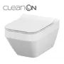 CET Cersanit В217 CREA CLEAN ON SQUARE підвісний з кришкою дюропласт ліфт SLIM PL
