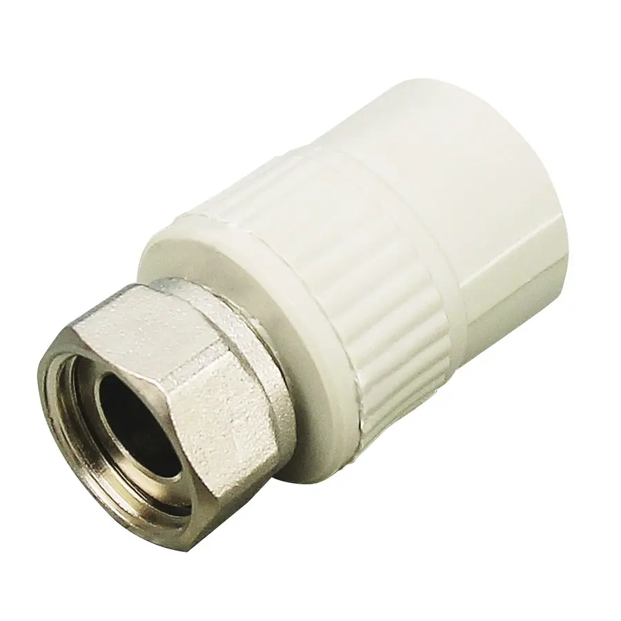 Муфта с накидной гайкой Vsplast PPR ф20х1 / 2 "** 2018