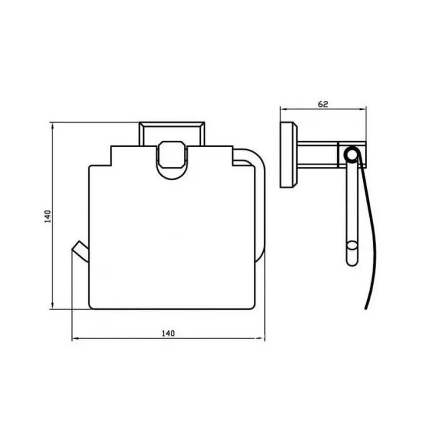 Держатель туалетной бумаги Perfect Sanitary Appliances КВ 9926