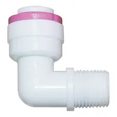 Кут зі зворотним клапаном Quick fitting 1/4"х1/8"(зовнішня різьба) ST007