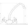 Змішувач для кухні Globus Lux GB-SHARM-0300-00