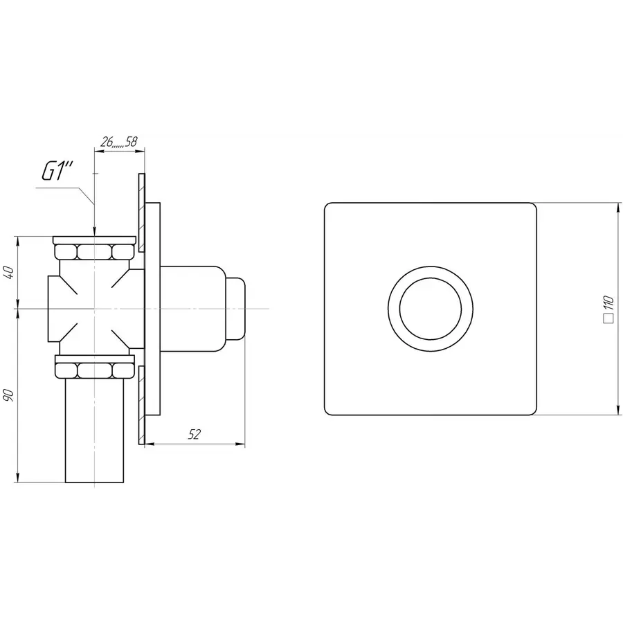 Кран-дозатор для унитаза TREMOLADA ТREMO-471А
