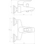 Смеситель для ванны Globus Lux SEVA GLSV-0102