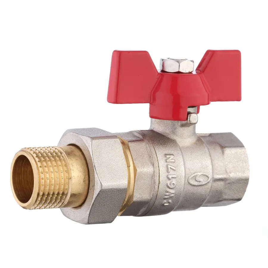 Кран шаровый с американкой SOLOMON 1 1/4 "УСИЛЕННЫЙ 0021042