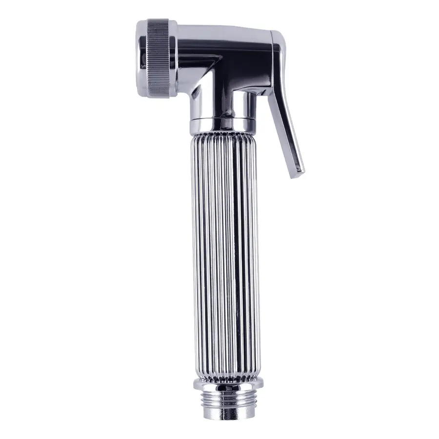 Душевая гигиеническая стоп-лейка Globus Lux S-177B Металл-Пласт. Хромированная, в коробке