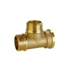 Трійник латунний 3/4″ЗР х 3/4″ЗР х 3/4″ВР штампований А0255А VA Трійник латунний 3/4″ЗР х 3/4″ЗР х 3/4″ВР штампований А0255А VA