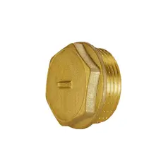 Заглушка латунна 1 1/2″ЗР штампована А1095А VA