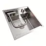 Кухонна мийка CM 50*50 прихована нержавійка VALESO Handmade (змішувач в комплекті)