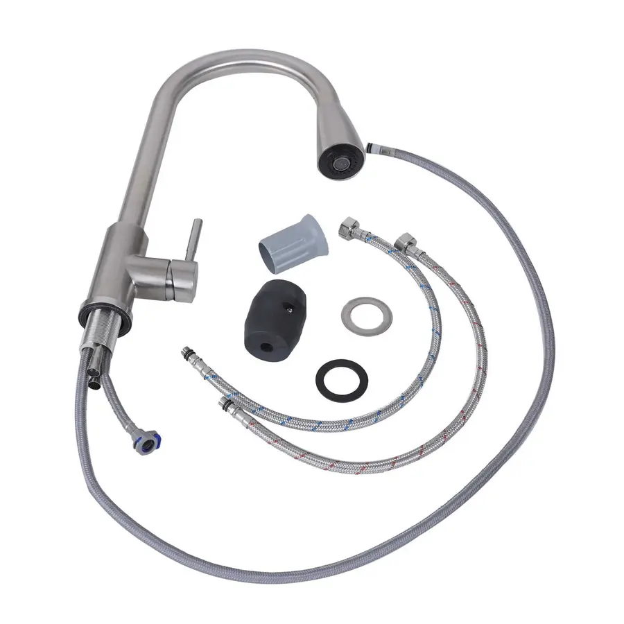 Змішувач з висувним виливом VALESO KT 8203 (8614)