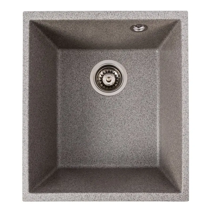 Гранитная мойка для кухни VALESO ROXY 3744 матовая Серая