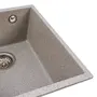 Гранитная мойка для кухни VALESO ROXY 3744 матовая Серая