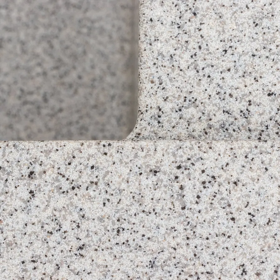 Кухонна мийка гранітна матова 7050 CASCADA VALESO Сірий