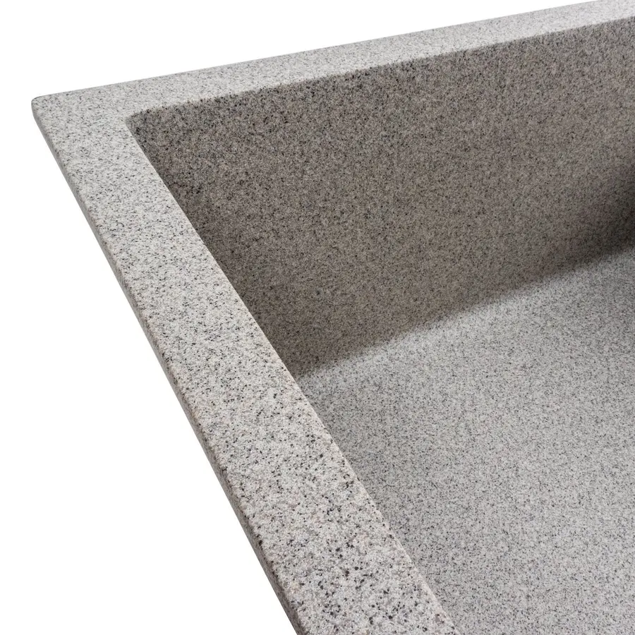 Кухонна мийка гранітна матова 7050 CASCADA VALESO Сірий