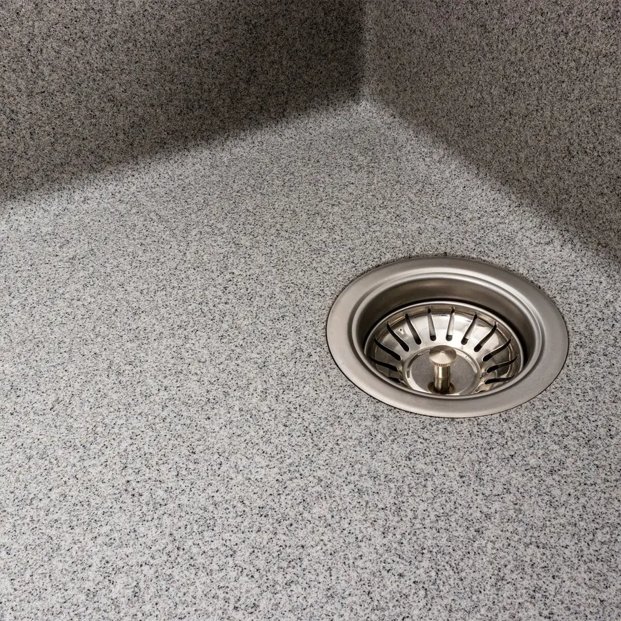 Кухонна мийка гранітна матова 7050 CASCADA VALESO Сірий