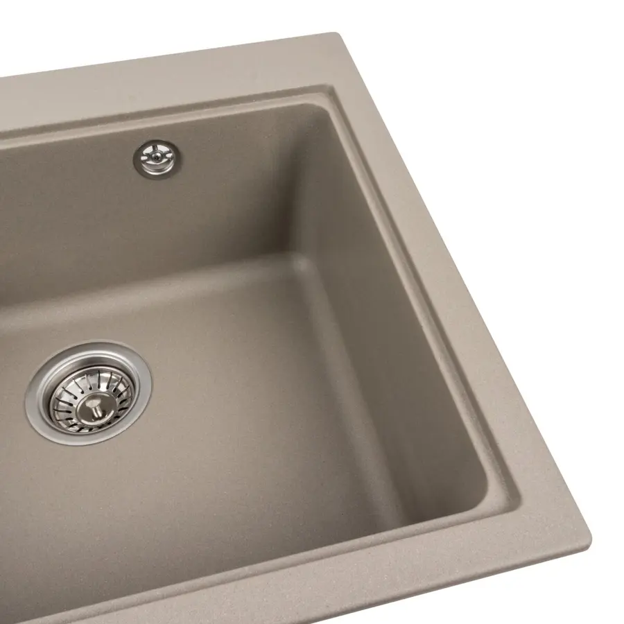 Гранітна мийка для кухні VALESO VESTA 5852 матова Титан