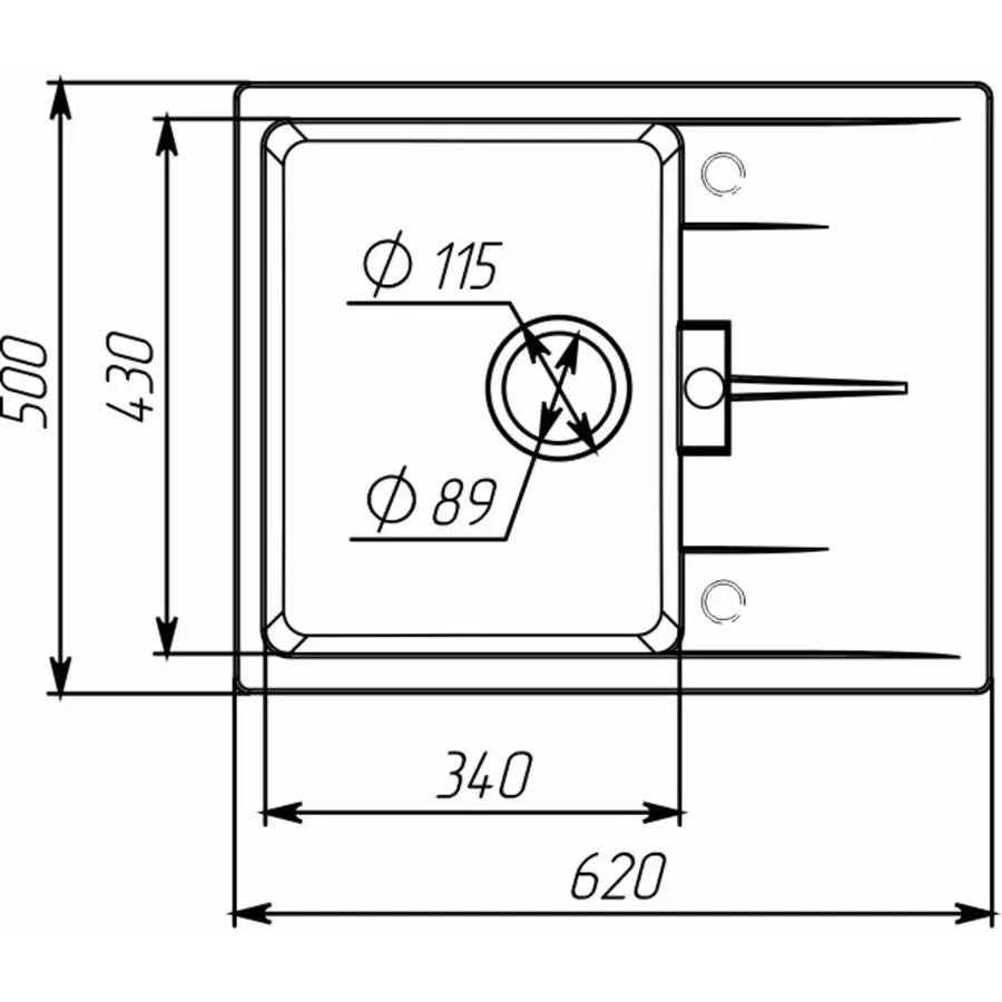 Гранитная мойка для кухни VALESO ZIRKONE 6250 матовая Дюна