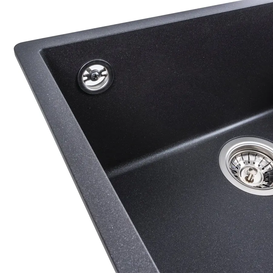 Гранитная мойка для кухни VALESO OASIS 5444 матовая Морион