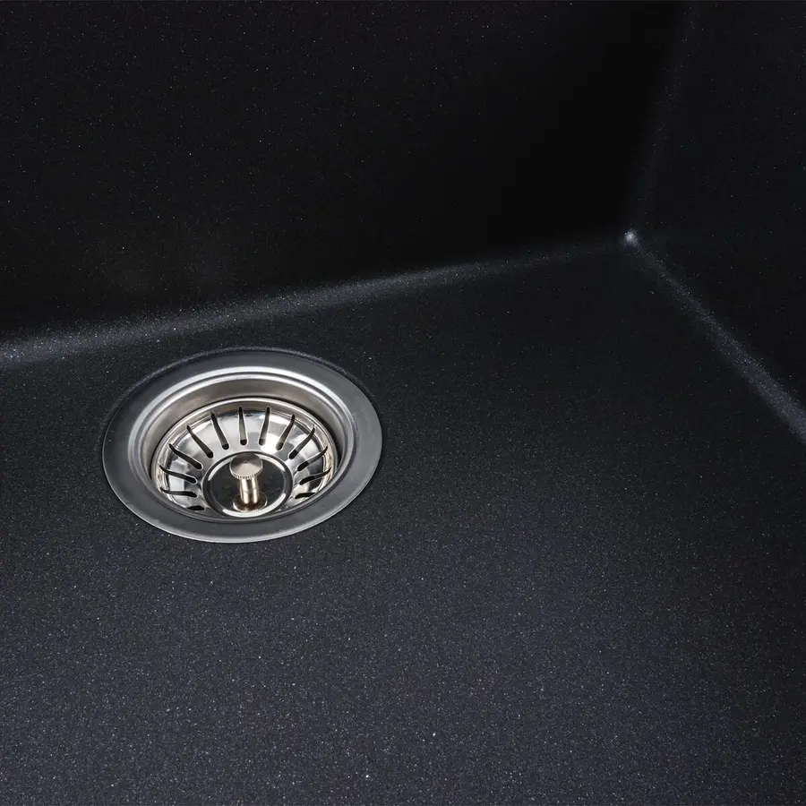 Гранитная мойка для кухни VALESO OASIS 5444 матовая Морион