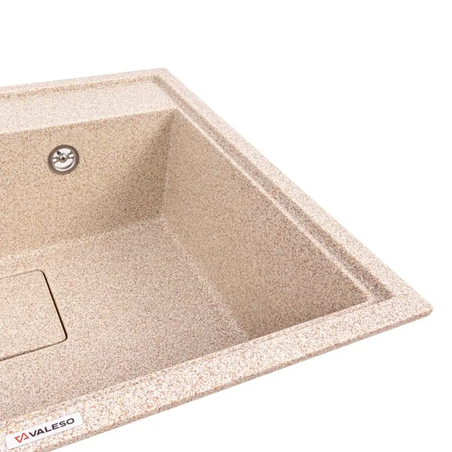 Кухонная мойка гранитная VALESO 6050 SHERLIT (карамель)