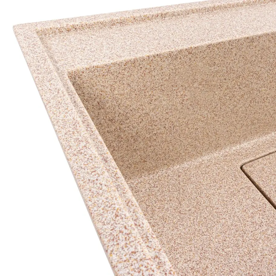 Кухонная мойка гранитная VALESO 6050 SHERLIT (карамель)