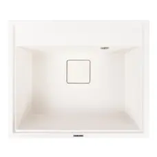 Гранітна мийка VALESO SHERLIT 6050 матова Білосніжна