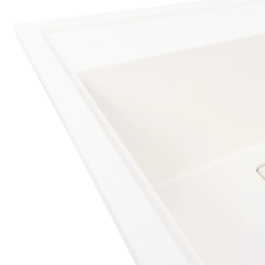 Гранитная мойка для кухни VALESO SHERLIT 6050 матовая Белоснежная