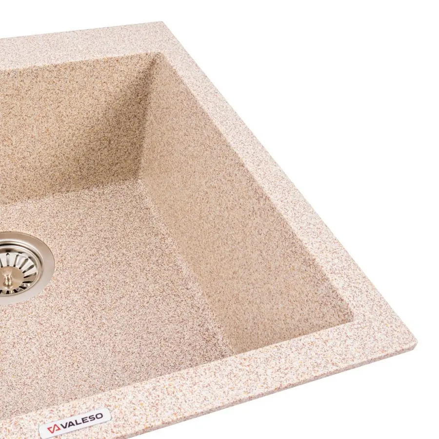 Гранитная мойка для кухни VALESO GALAX 5050 матовая Карамель