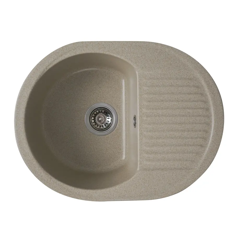 Гранітна мийка для кухні Platinum 6247 BORA глянець Сафарі