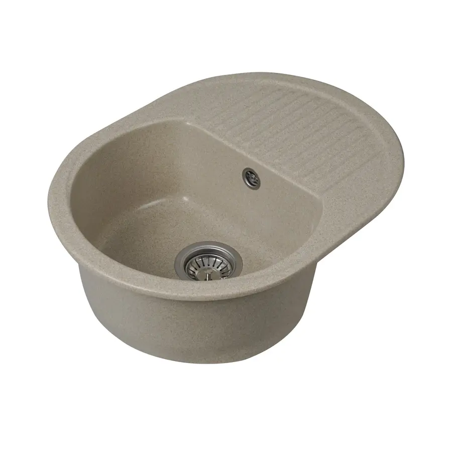 Гранітна мийка для кухні Platinum 6247 BORA глянець Сафарі