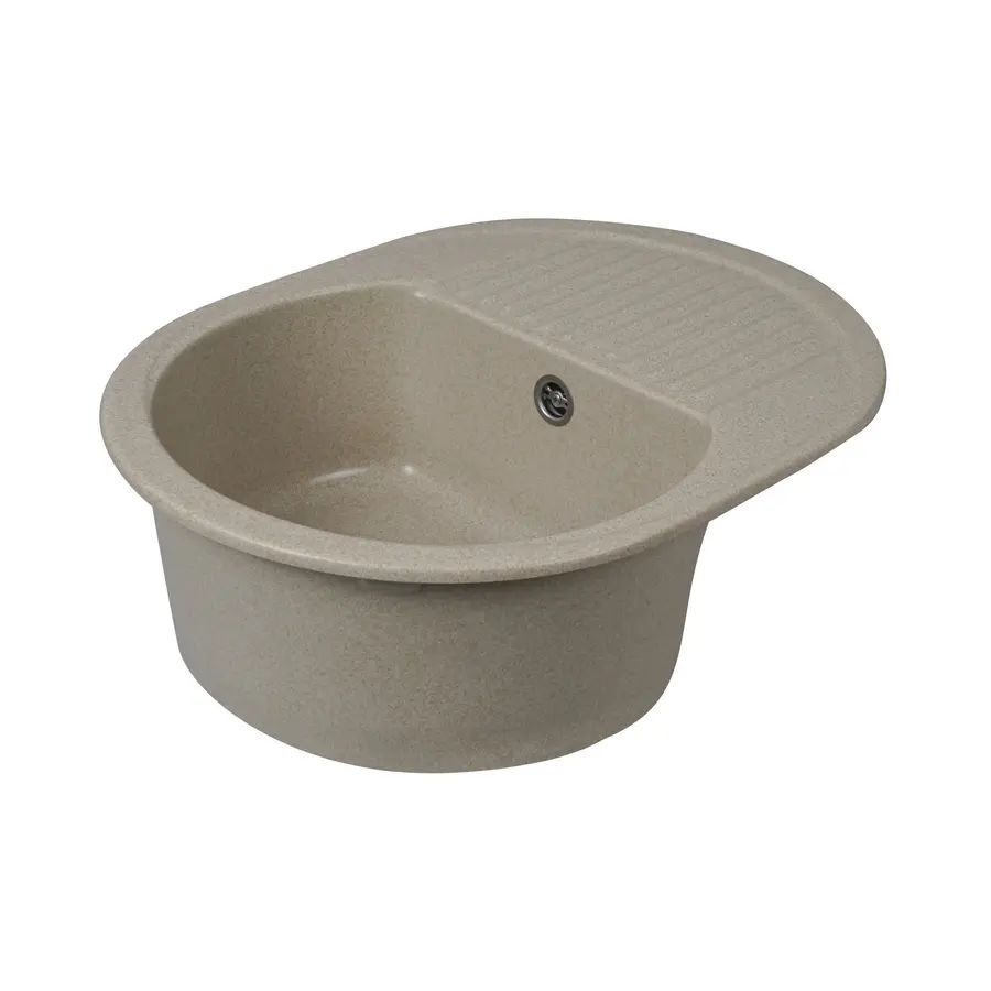 Гранітна мийка для кухні Platinum 6247 BORA глянець Сафарі