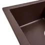 Гранітна мийка для кухні Platinum 6550 INTENSO матова Мокко
