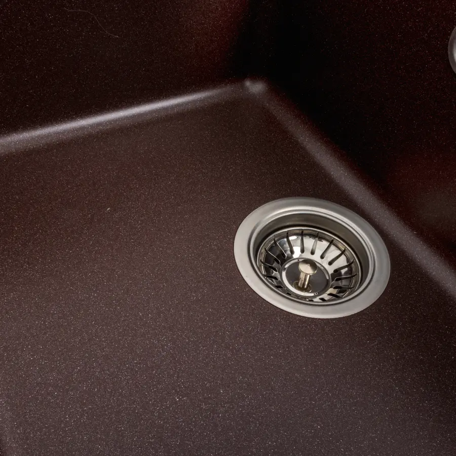 Гранітна мийка для кухні Platinum 6550 INTENSO матова Мокко