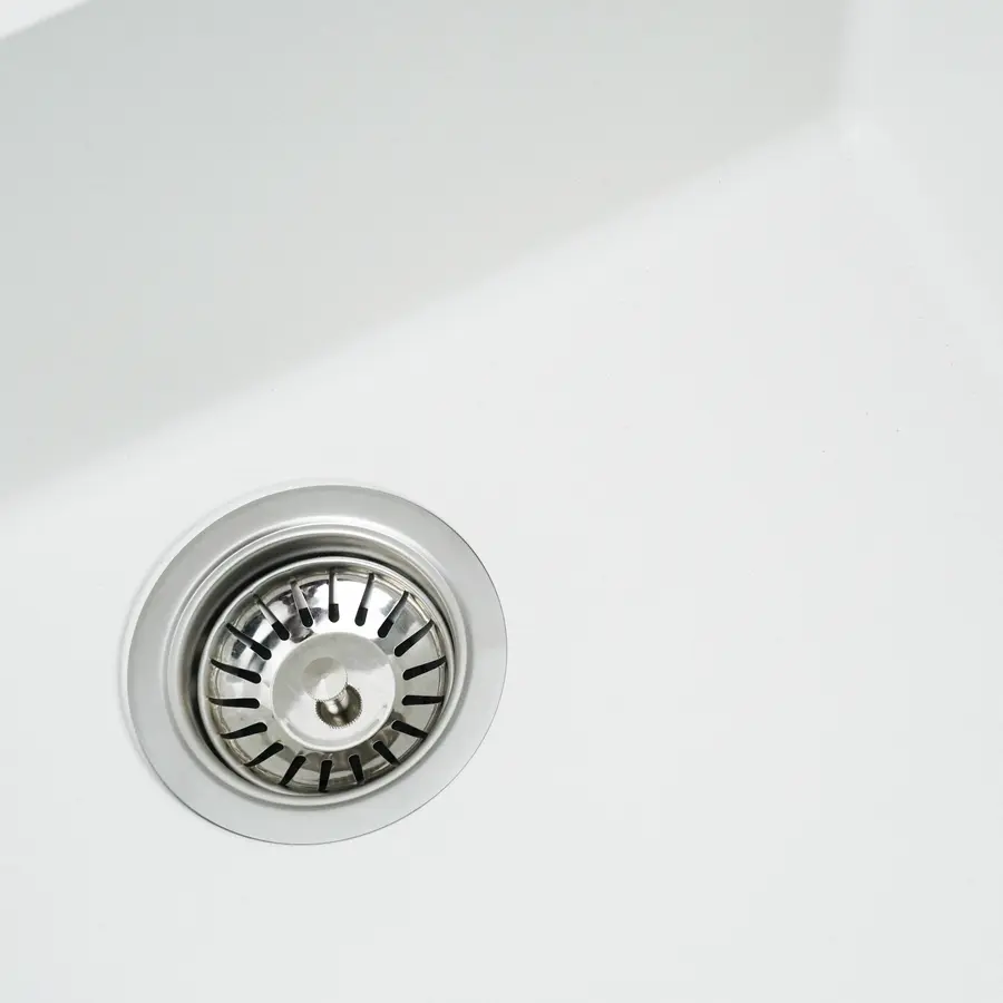 Гранітна мийка для кухні Platinum 5444 OASIS матова Білосніжна