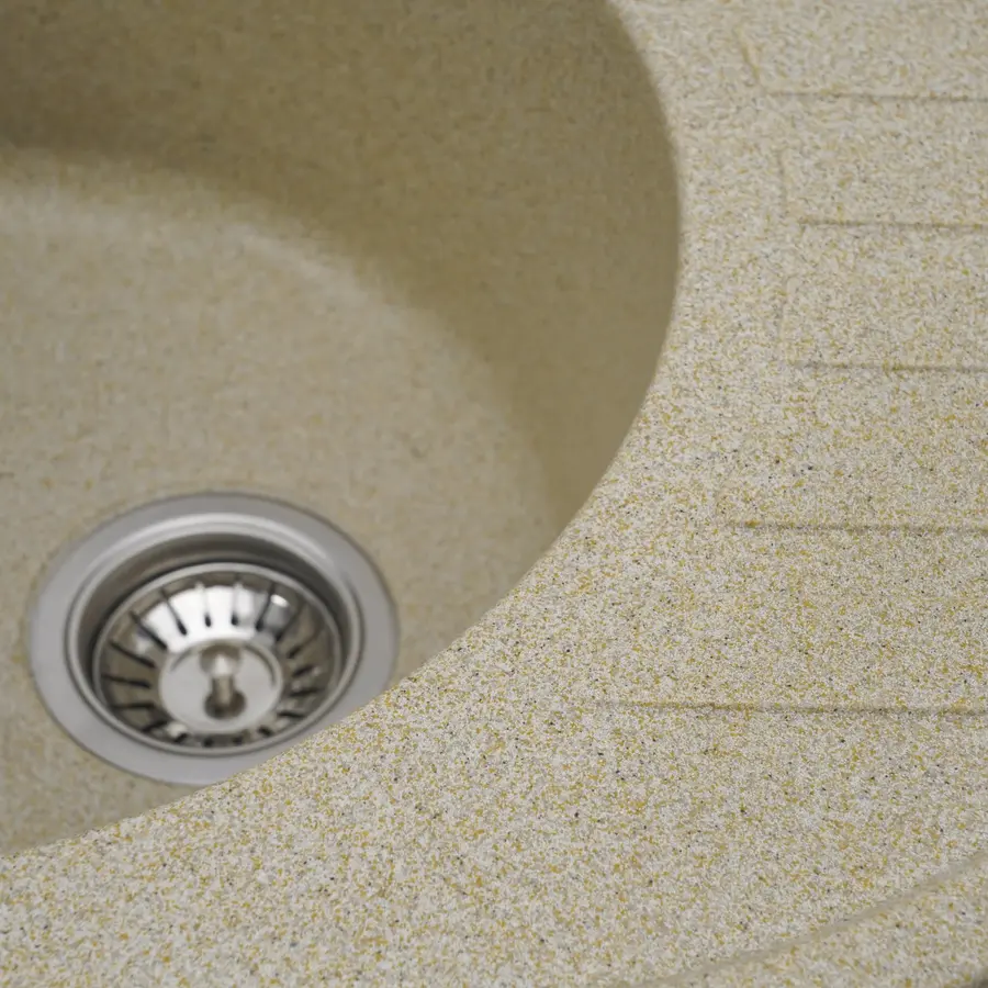 Гранітна мийка для кухні Platinum 6250 SOUL матова Беж