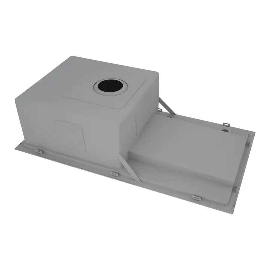 Кухонна мийка Platinum Handmade 820х450х230 R (з кріпленням)