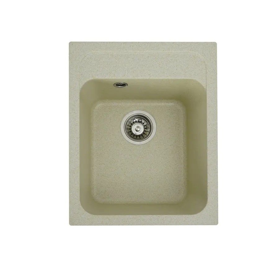 Гранітна мийка для кухні Platinum 4050 RUBY глянець Пісок