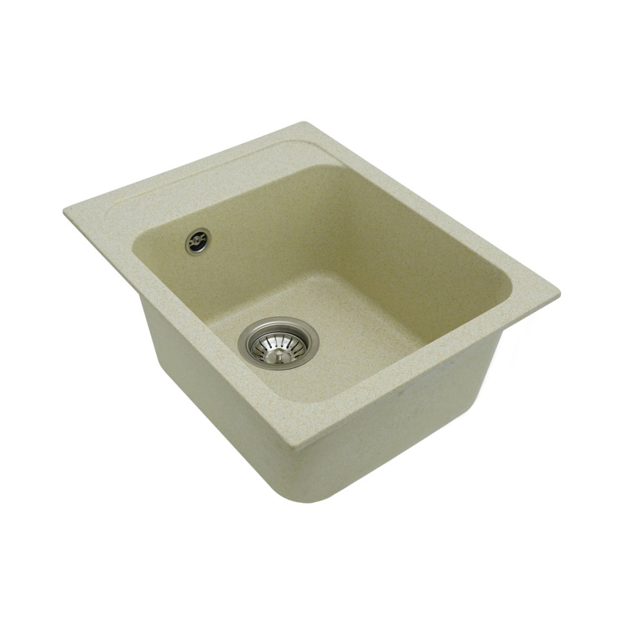 Гранітна мийка для кухні Platinum 4050 RUBY глянець Пісок