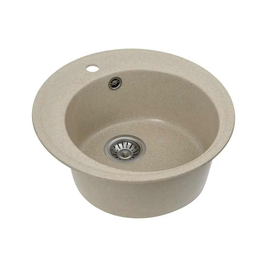 Гранітна мийка для кухні Platinum 510 YARA глянець Сафарі