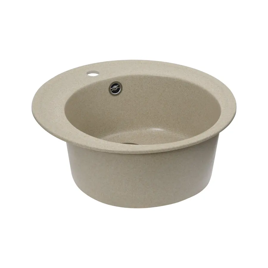 Гранітна мийка для кухні Platinum 510 YARA глянець Сафарі