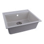 Гранітна мийка для кухні Platinum 5751 NIKA глянець Топаз