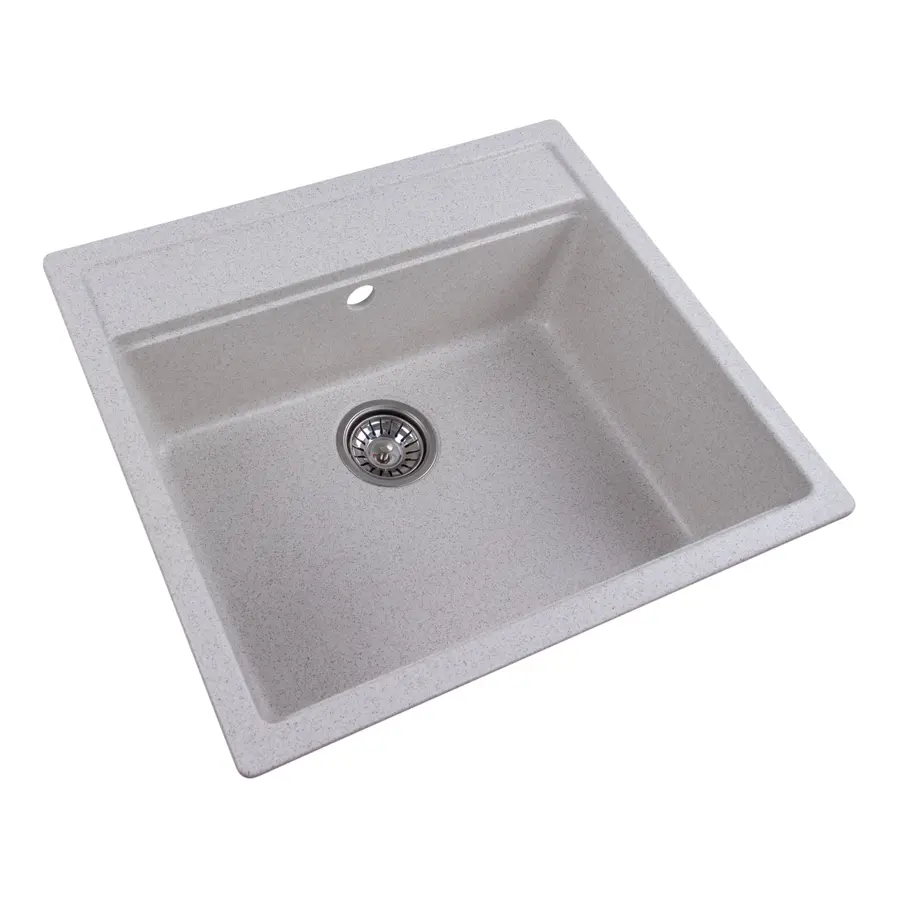 Гранітна мийка для кухні Platinum 5751 NIKA глянець Топаз