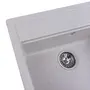 Гранітна мийка для кухні Platinum 5751 NIKA глянець Топаз