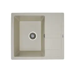 Гранітна мийка для кухні Platinum 5851 ARIA матова Пісок