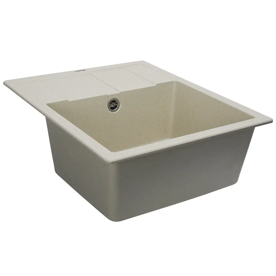 Гранітна мийка для кухні Platinum 5851 ARIA матова Пісок