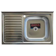 Кухонна мийка з нержавіючої сталі Platinum САТИН 8050 R (0,5/160 мм)