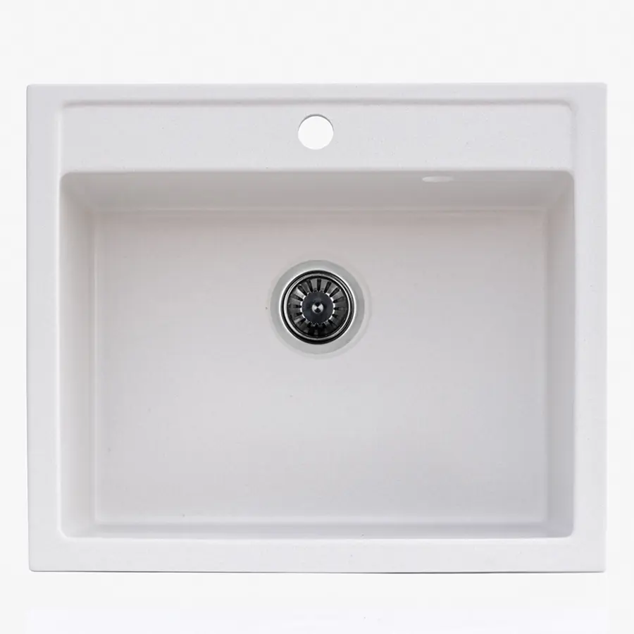 Гранітна мийка для кухні Platinum 5850 IRENA глянець Топаз