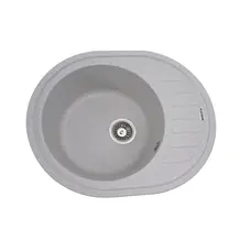 Гранітна мийка для кухні Platinum 6250 SOUL матова Топаз