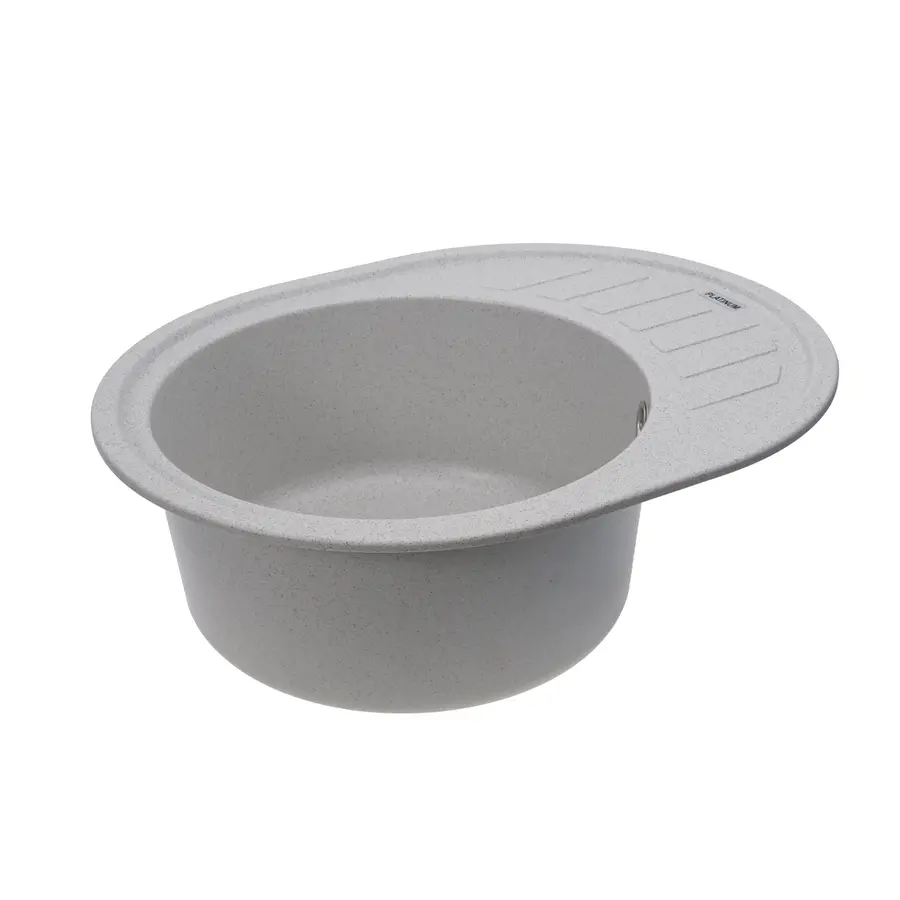 Гранітна мийка для кухні Platinum 6250 SOUL матова Топаз